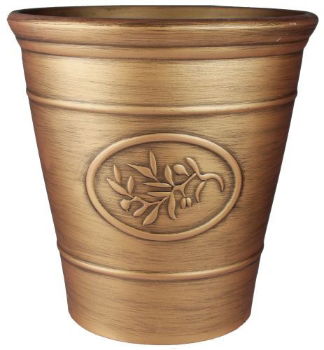 Olive Planter 30cm - Gold