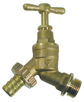 Brass Hose Union Bib Tap