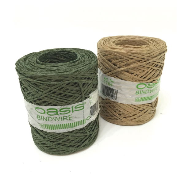 Green Paper Bindwire 4mm x 205mtr (Each)