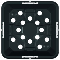 Teku MQD Square Pot 9x9x9.5 Black (880)