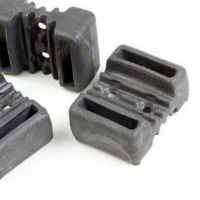 25mm Slotted Flat Back Block