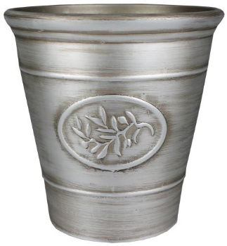 Olive Planter 40cm - Silver