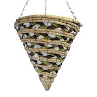 12" Cone Hanging Basket | Light 3 Tones Pattern (20)