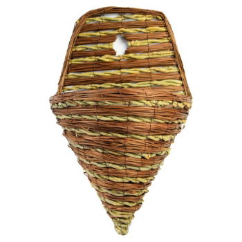 14" Wall Hanging Basket | Swirl Rope & Reed  (20)