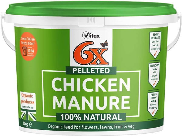 6X Pelleted Poultry Manure 8kg