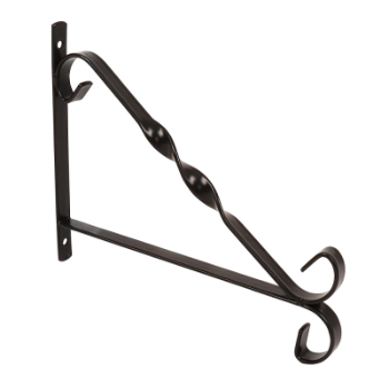 BAB14 | 14" Hanging Basket Bracket Black (24)