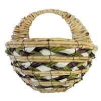 12" Wall Hanging Basket | Light 3 Tones Pattern  (20)