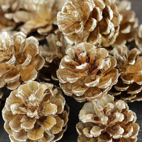 Gold Pine Cones