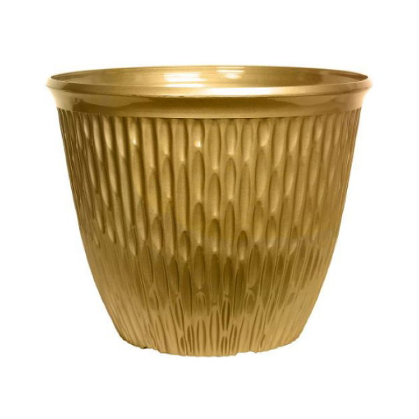 Brooklyn Planter 15" - High Gloss Gold Each