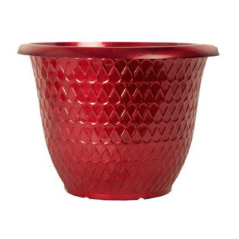 Minerva Planter 12.5" - High Gloss Red (Each)